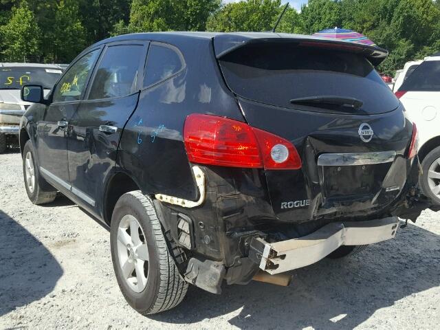 JN8AS5MT8DW538811 - 2013 NISSAN ROGUE BLACK photo 3