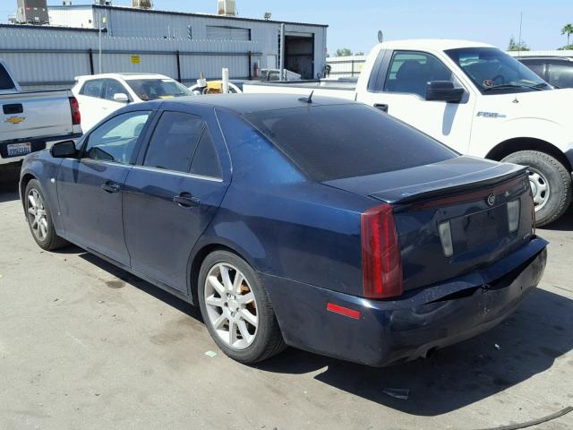 1G6DW677560197667 - 2006 CADILLAC STS BLUE photo 3