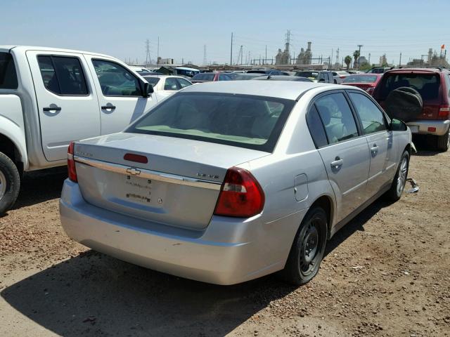 1G1ZS51876F102770 - 2006 CHEVROLET MALIBU LS ვერცხლისფერი ფოტო 4