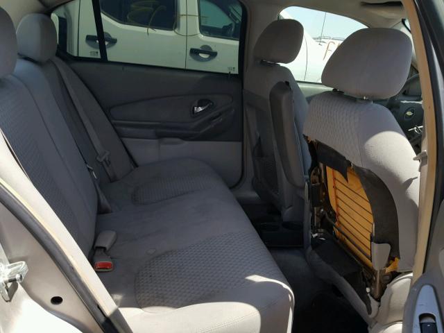 1G1ZS51876F102770 - 2006 CHEVROLET MALIBU LS ვერცხლისფერი ფოტო 6