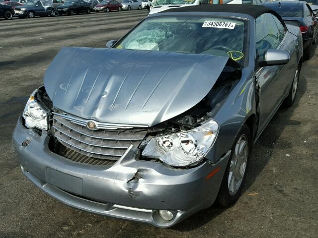 1C3LC55R48N619650 - 2008 CHRYSLER SEBRING TO GRAY photo 2