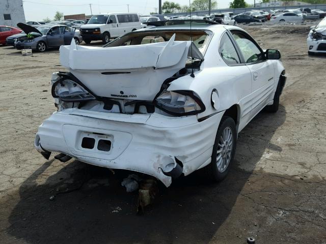 1G2NE12E1XM755199 - 1999 PONTIAC GRAND AM S 白色 照片 4