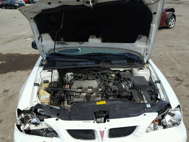 1G2NE12E1XM755199 - 1999 PONTIAC GRAND AM S 白色 照片 7