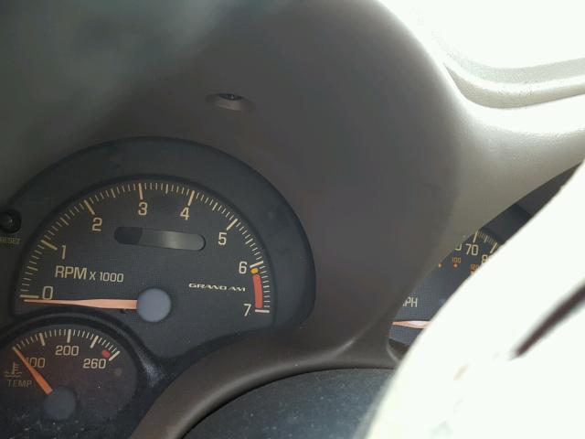 1G2NE12E1XM755199 - 1999 PONTIAC GRAND AM S 白色 照片 8