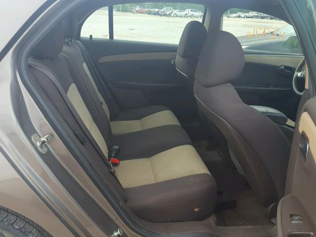 1G1ZA5EU2BF112109 - 2011 CHEVROLET MALIBU LS BROWN photo 6