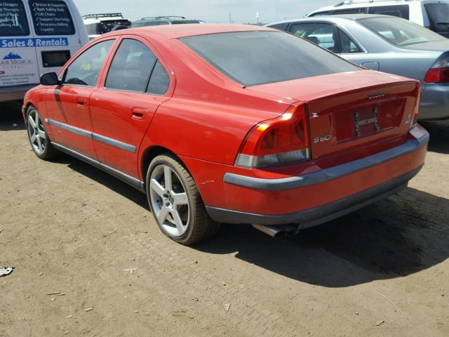 YV1RH52Y942383893 - 2004 VOLVO S60 R RED photo 3