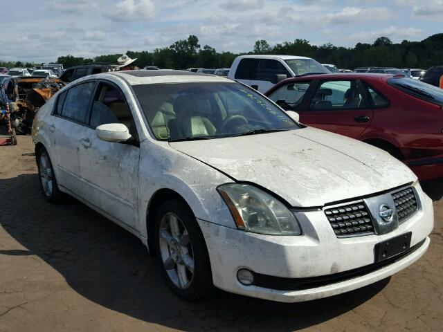 1N4BA41E84C853084 - 2004 NISSAN MAXIMA SE WHITE photo 1