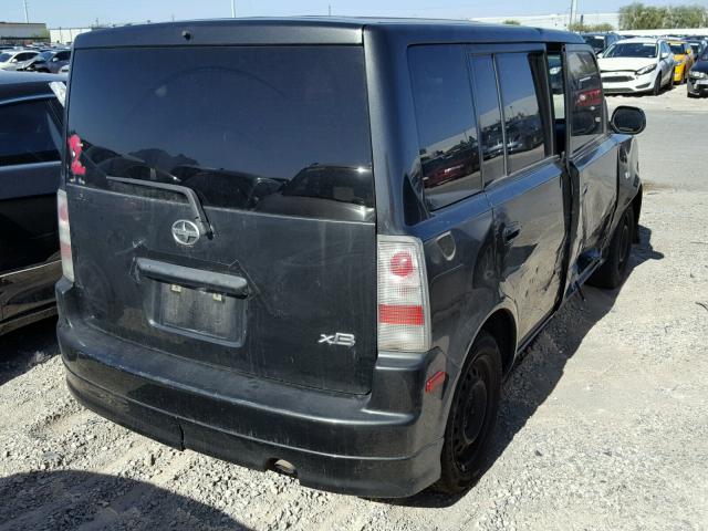 JTLKT324564104202 - 2006 TOYOTA SCION XB შავი ფოტო 4