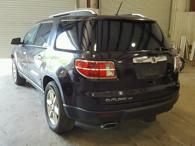 5GZER33778J153968 - 2008 SATURN OUTLOOK XR იასამნისფერი ფოტო 3