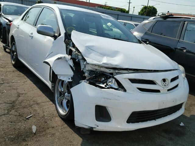 JTDBU4EE2B9126397 - 2011 TOYOTA COROLLA BA WHITE photo 1