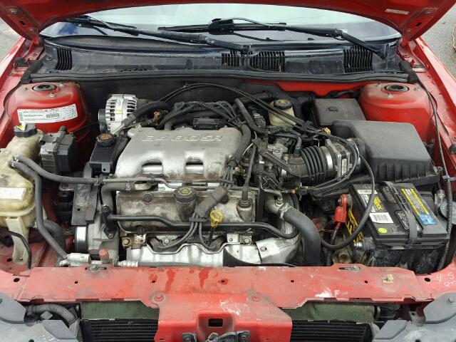 1G2NE12E9XM760957 - 1999 PONTIAC GRAND AM S წითელი ფოტო 7