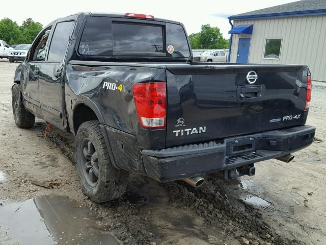 1N6BA0EC3DN308827 - 2013 NISSAN TITAN S BLACK photo 3