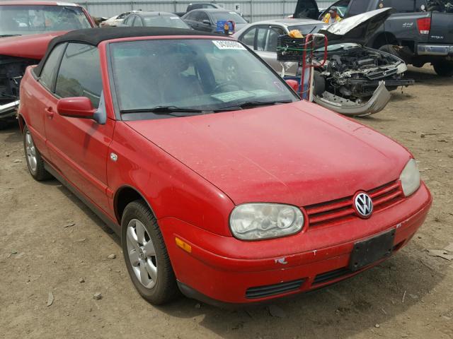 3VWDC21V32M804207 - 2002 VOLKSWAGEN CABRIO GLX 红色 照片 1