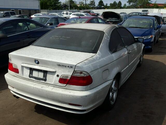 WBABN33472PG55681 - 2002 BMW 325 CI WHITE photo 4