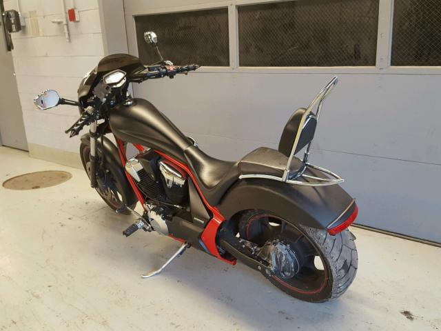 JH2SC61P9CK000111 - 2012 HONDA VT1300 CX BLACK photo 3