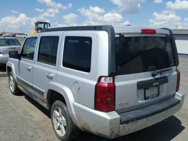 1J8HG48K98C184675 - 2008 JEEP COMMANDER SILVER photo 3