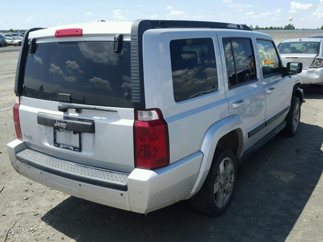 1J8HG48K98C184675 - 2008 JEEP COMMANDER SILVER photo 4