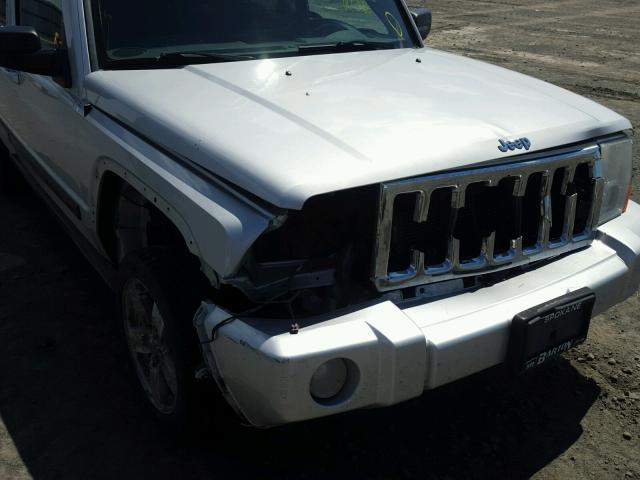 1J8HG48K98C184675 - 2008 JEEP COMMANDER SILVER photo 9