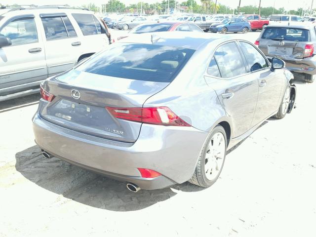 JTHBA1D26G5023821 - 2016 LEXUS IS 200T GRAY photo 4