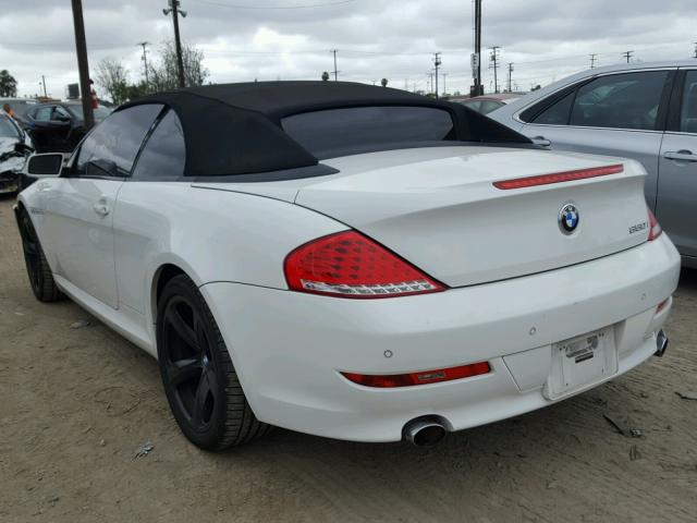WBAEB53528CX61155 - 2008 BMW 650 I Ağ foto 3