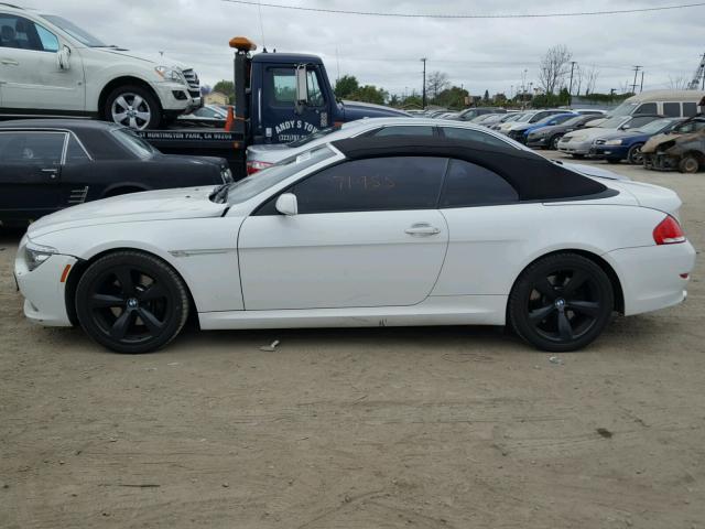 WBAEB53528CX61155 - 2008 BMW 650 I Ağ foto 9
