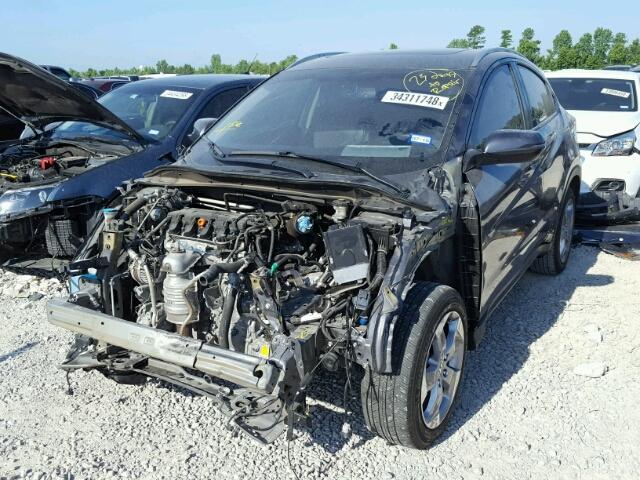 3CZRU5H71GM747554 - 2016 HONDA HR-V EXL GRAY photo 2