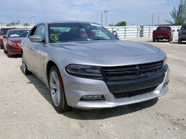 2C3CDXCTXGH178346 - 2016 DODGE CHARGER R/ GRAY photo 1