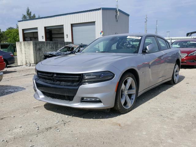 2C3CDXCTXGH178346 - 2016 DODGE CHARGER R/ GRAY photo 2