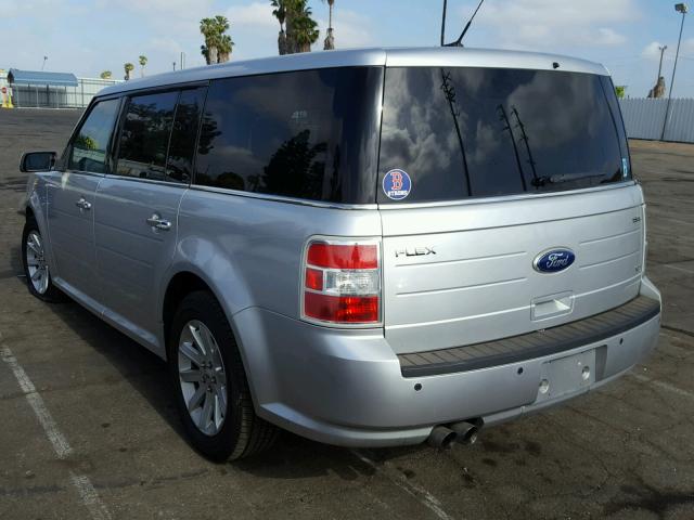 2FMHK6CC0CBD21184 - 2012 FORD FLEX SEL SILVER photo 3