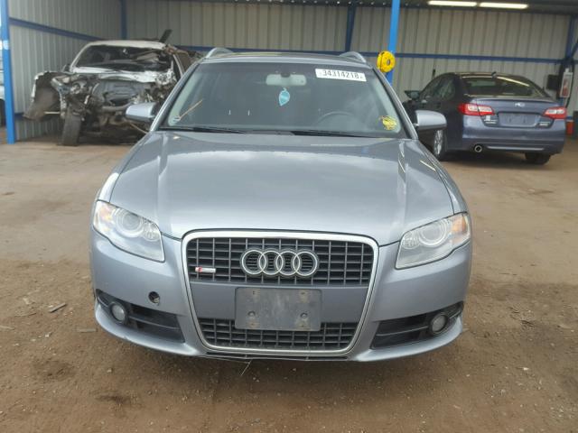 WAUKF78E48A161955 - 2008 AUDI A4 2.0T AV SILVER photo 9