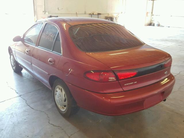 3FAFP13P72R205683 - 2002 FORD ESCORT RED photo 3