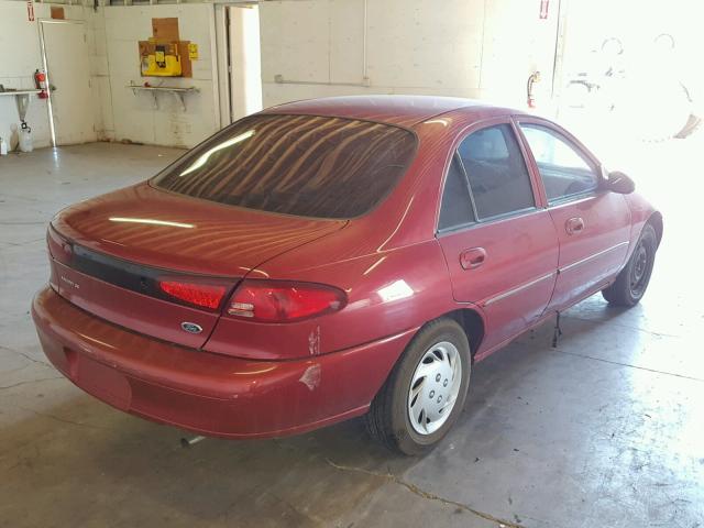 3FAFP13P72R205683 - 2002 FORD ESCORT RED photo 4