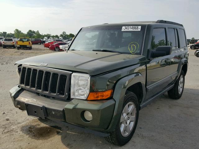 1J8HG48K57C624258 - 2007 JEEP COMMANDER 绿色 照片 2