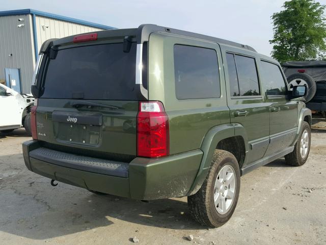 1J8HG48K57C624258 - 2007 JEEP COMMANDER 绿色 照片 4