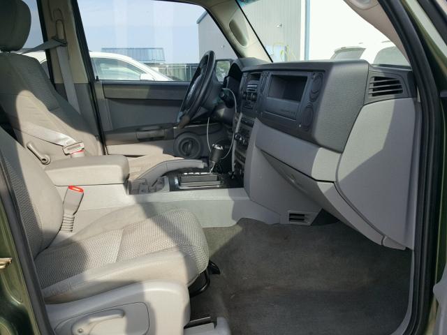 1J8HG48K57C624258 - 2007 JEEP COMMANDER 绿色 照片 5
