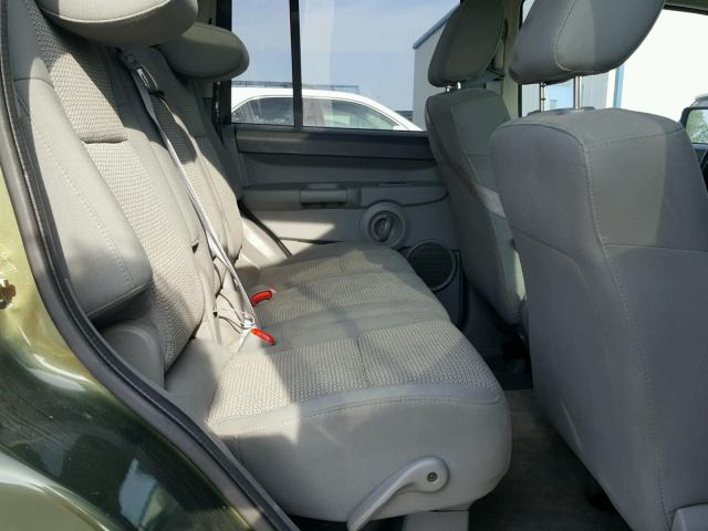 1J8HG48K57C624258 - 2007 JEEP COMMANDER 绿色 照片 6