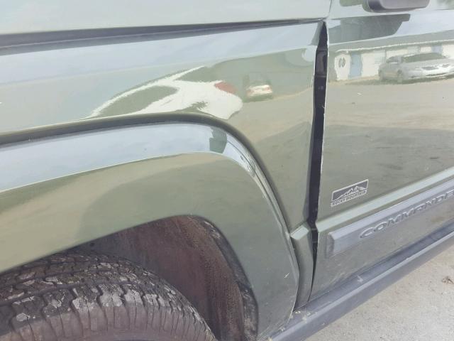 1J8HG48K57C624258 - 2007 JEEP COMMANDER 绿色 照片 9