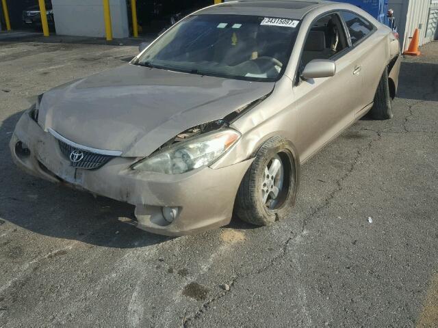 4T1CA38PX4U005942 - 2004 TOYOTA CAMRY SOLA TAN photo 2