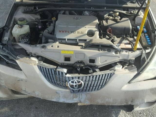 4T1CA38PX4U005942 - 2004 TOYOTA CAMRY SOLA TAN photo 7