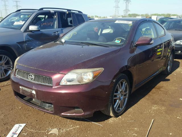 JTKDE177660089845 - 2006 TOYOTA SCION TC 勃艮第红 照片 2