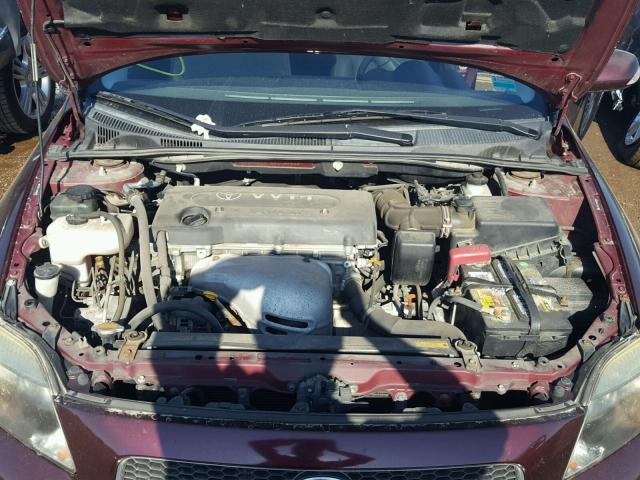JTKDE177660089845 - 2006 TOYOTA SCION TC 勃艮第红 照片 7