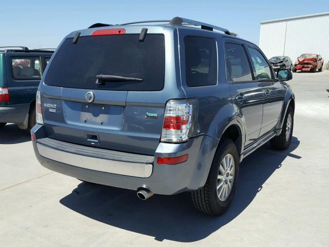 4M2CN8HG4AKJ24576 - 2010 MERCURY MARINER PR BLUE photo 4