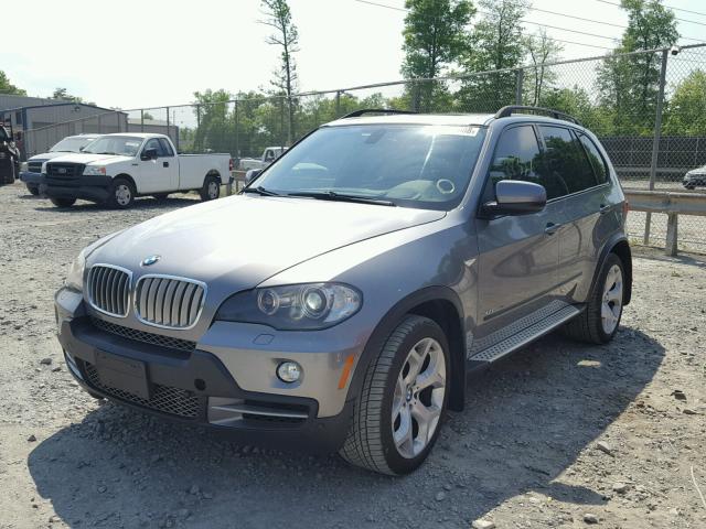 5UXFE83577LZ45715 - 2007 BMW X5 4.8I GRAY photo 2