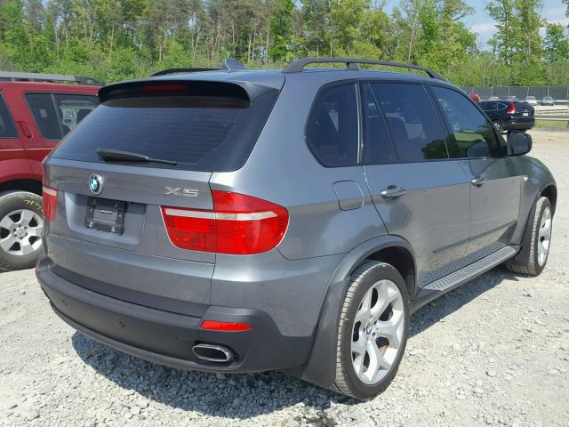 5UXFE83577LZ45715 - 2007 BMW X5 4.8I GRAY photo 4