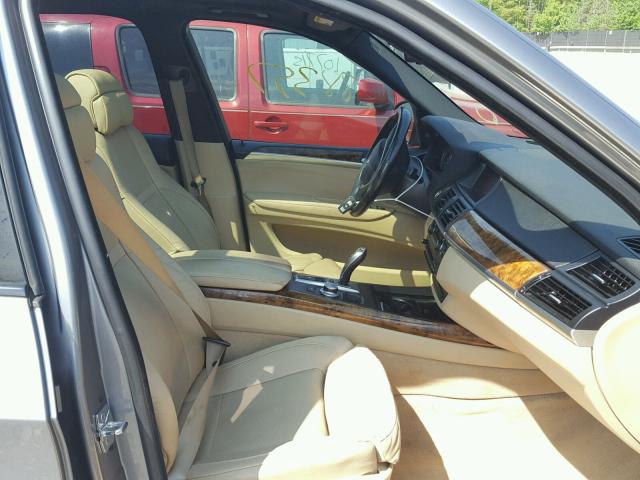 5UXFE83577LZ45715 - 2007 BMW X5 4.8I GRAY photo 5