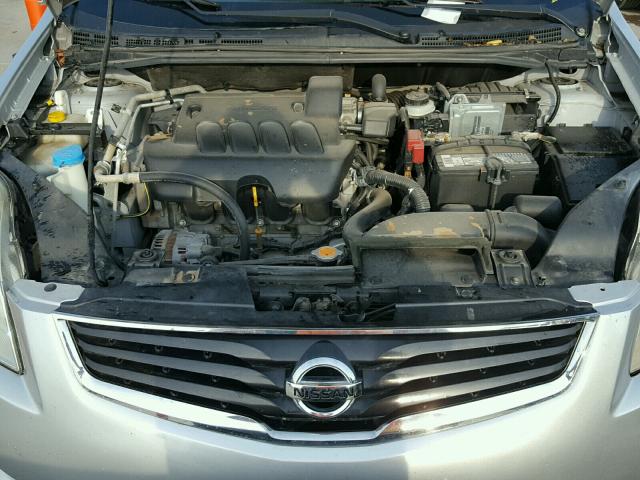 3N1AB6AP8BL605440 - 2011 NISSAN SENTRA 2.0 SILVER photo 7