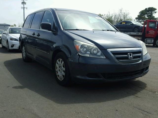 5FNRL38216B072907 - 2006 HONDA ODYSSEY LX GRAY photo 1