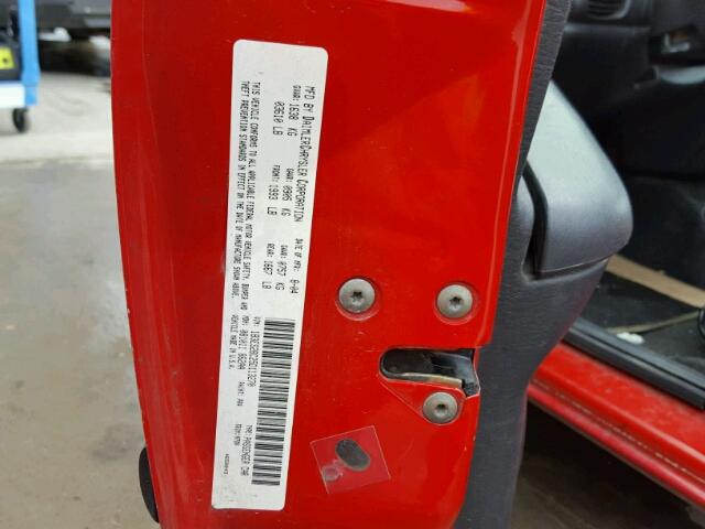 1B3ES26C25D113270 - 2005 DODGE NEON BASE RED photo 10