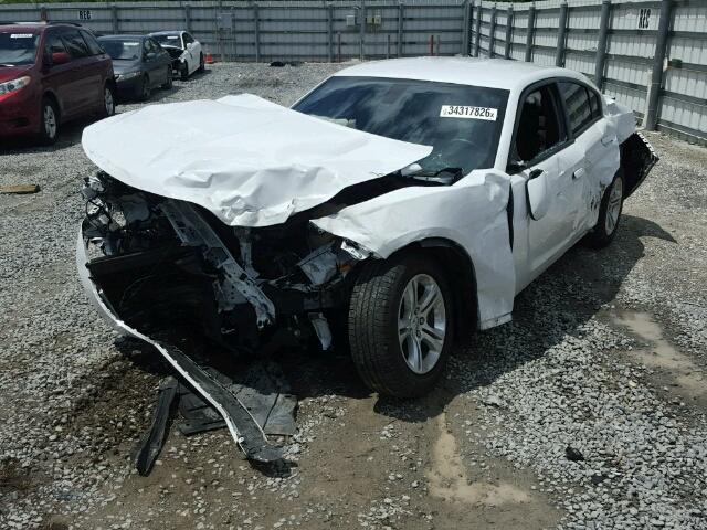 2C3CDXBG7FH734535 - 2015 DODGE CHARGER SE WHITE photo 2