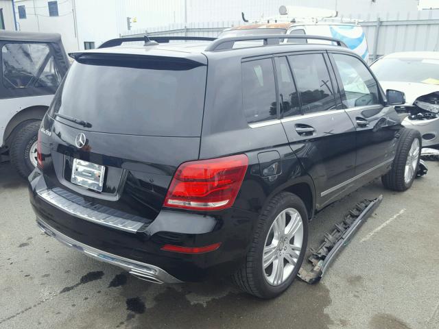 WDCGG5HB8FG441611 - 2015 MERCEDES-BENZ GLK 350 BLACK photo 4